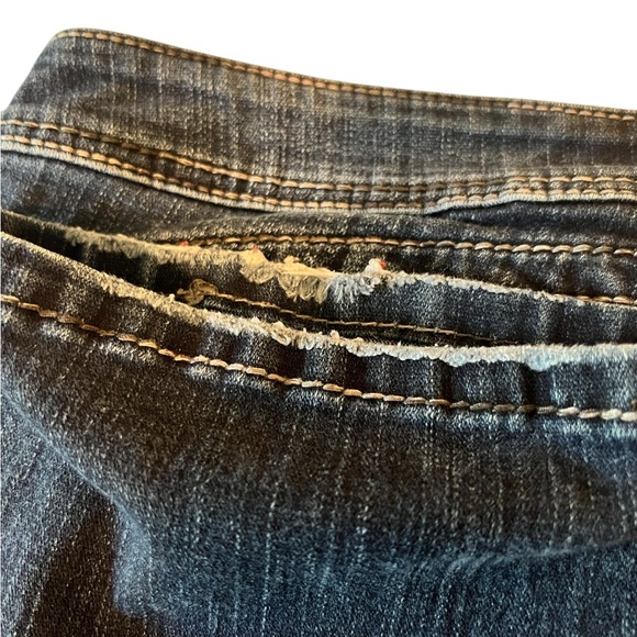 Womens Classic Silver Tuesday 16 1/2 Blue Jeans With White Stitching, 5 Pockets. - Picture 16 of 16